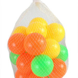 Spielbälle farbig sortiert 20 Stück im Netz Ø ca 50 mm Preis für 1 Netz mit 20 Bällen