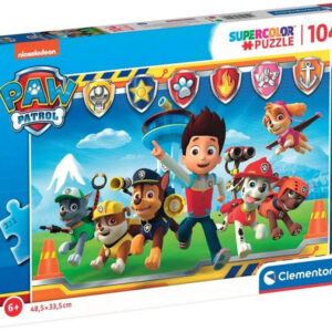 Clementoni Paw Patrol Supercolor Puzzle 104 Teile