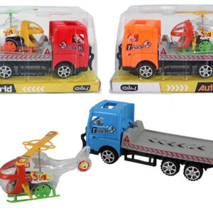 Truck mit Zubehör - 3-farbig sortiert in Box, ca 20 cm
