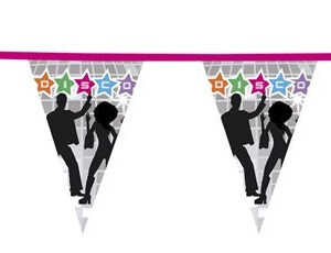 Wimpelkette - Disco ca 6 meter