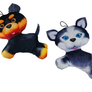 Hund 2-farbig sortiert ca 17,5 cm