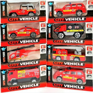 Einsatzfahrzeuge Metall 8-fach sortiert in Box ca 10x5x4cm