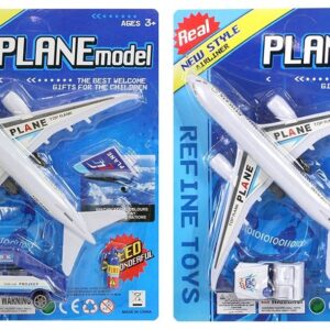 Flugzeugset 3 teilig auf Karte 2-fach sortiert