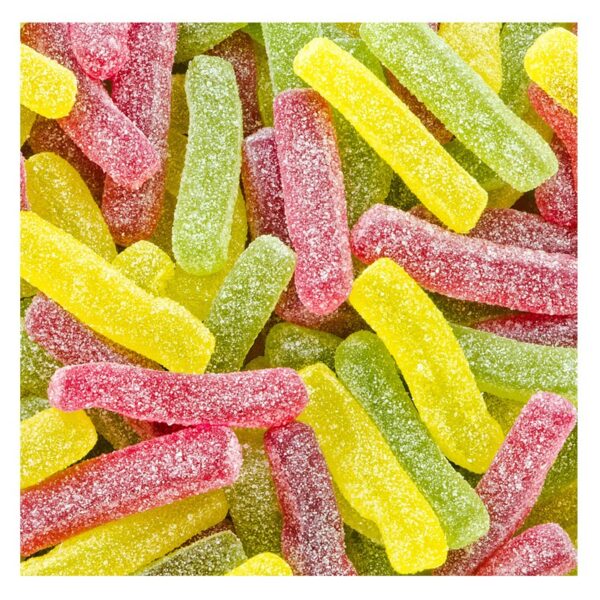 Trolli Saure Stäbchen, Fruchtgummi, 1 kg Beutel – Bild 2