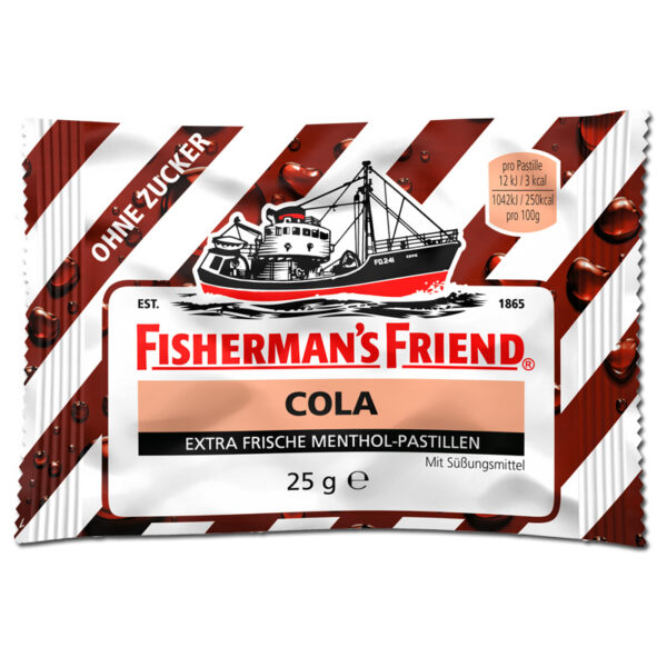 Fishermans Friend Cola ohne Zucker, Pastillen, 24 Beutel – Bild 2